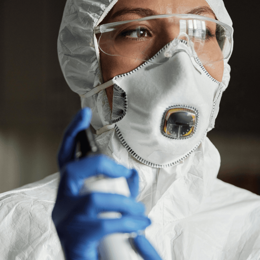 Certified Industrial Hygienist on field assessment
