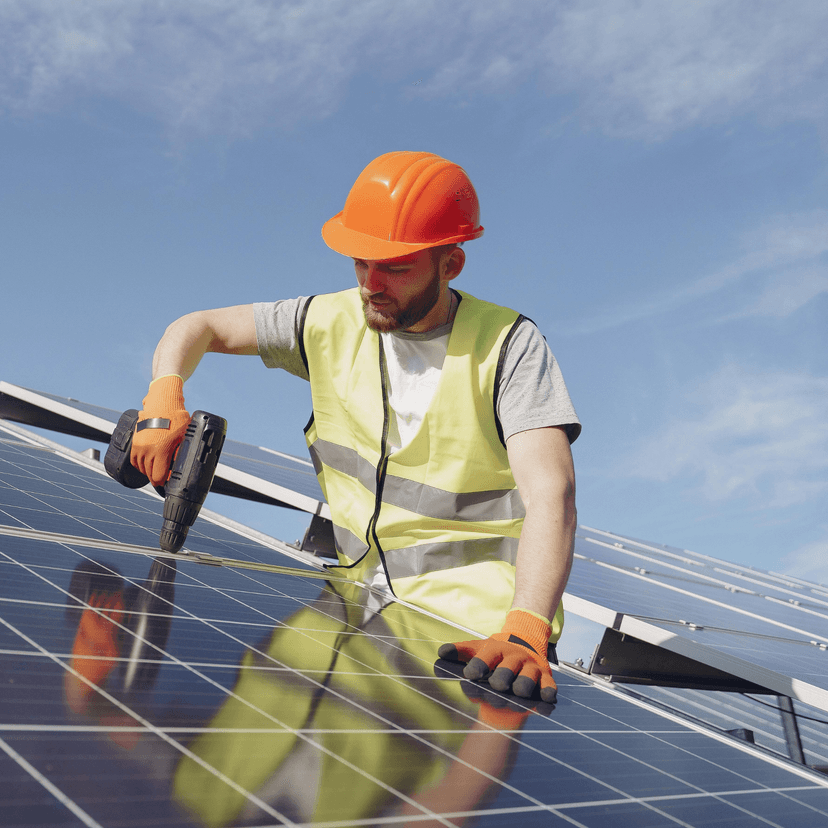 NABCEP PV Installation Professional installing solar